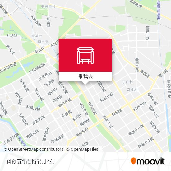 科创五街(北行)地图