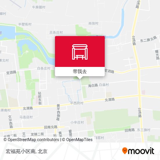 宏福苑小区南地图
