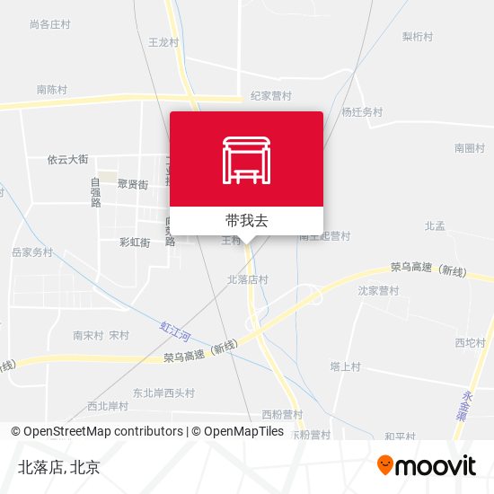 北落店地图