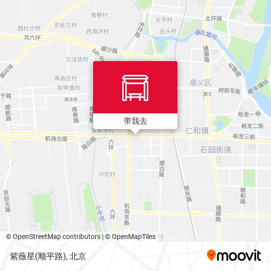 紫薇星(顺平路)地图