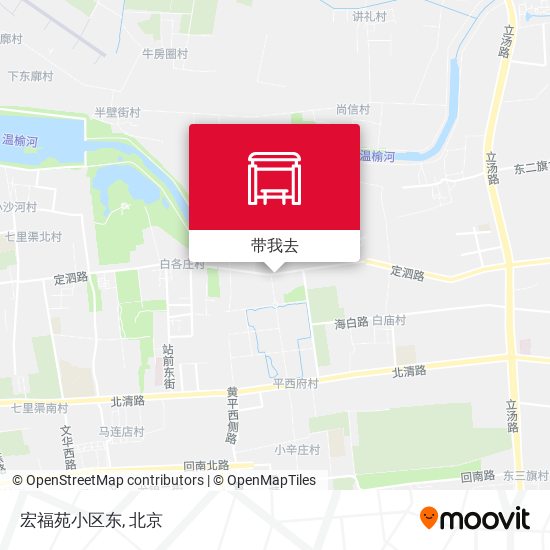 宏福苑小区东地图