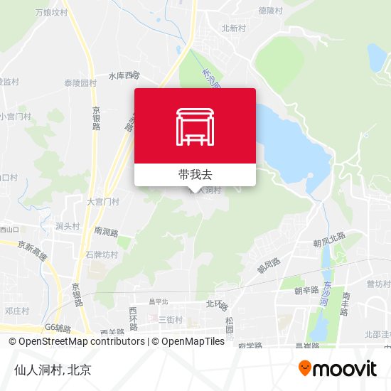 仙人洞村地图
