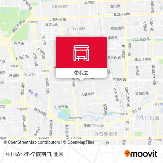中国农业科学院南门地图