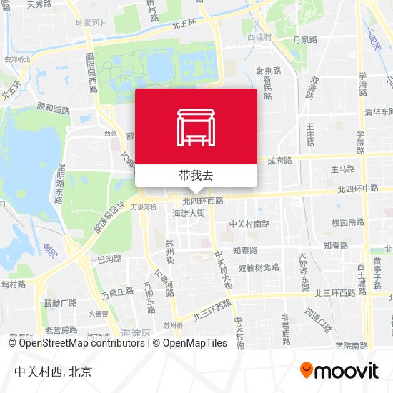 中关村西地图