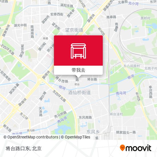 将台路口东地图