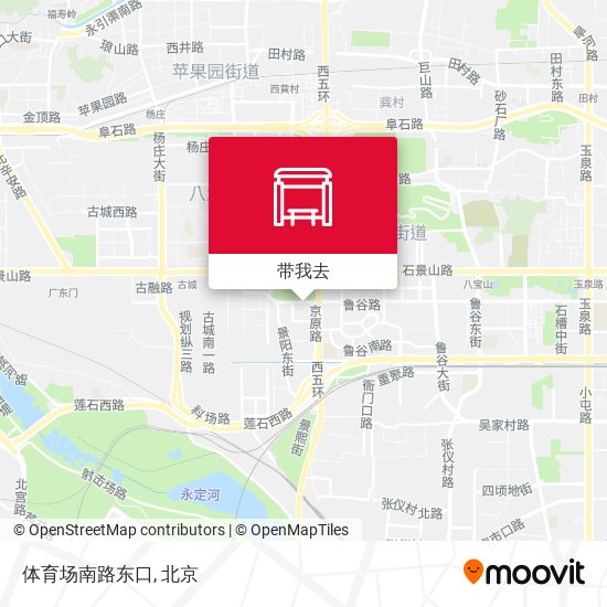 体育场南路东口地图