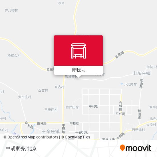 中胡家务地图