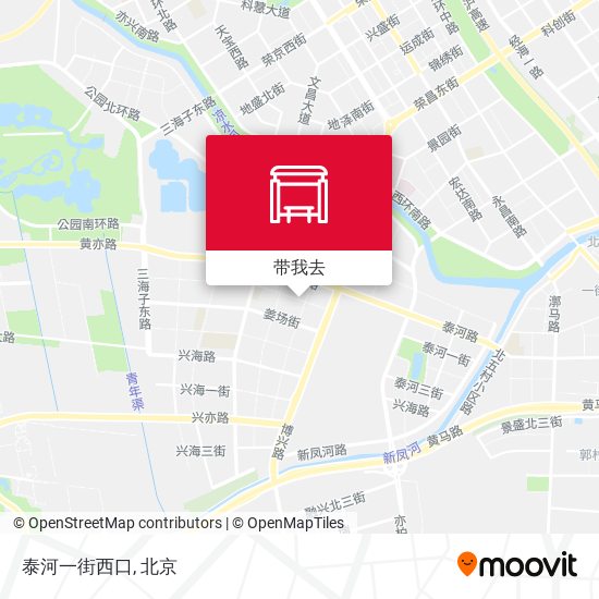 泰河一街西口地图