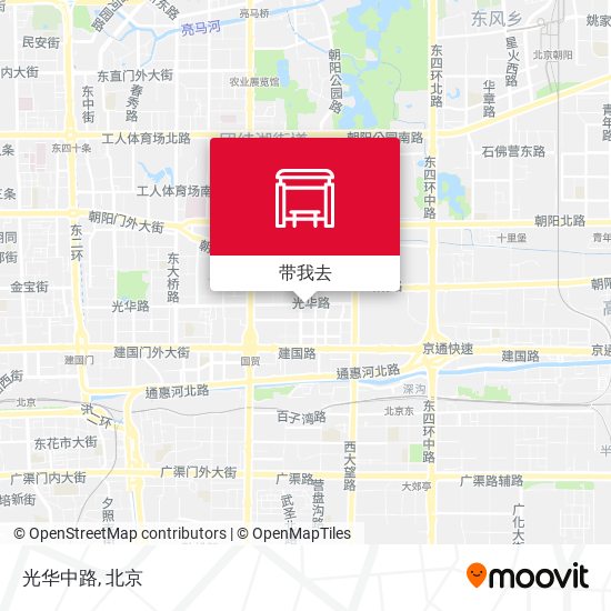 光华中路地图