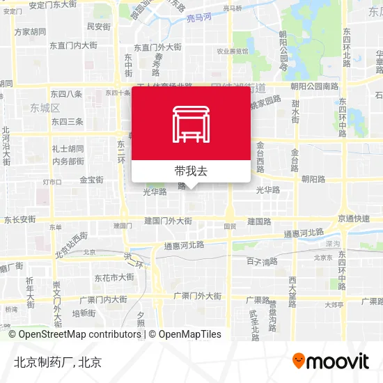 北京制药厂地图