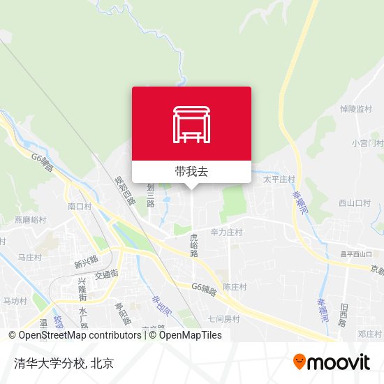清华大学分校地图