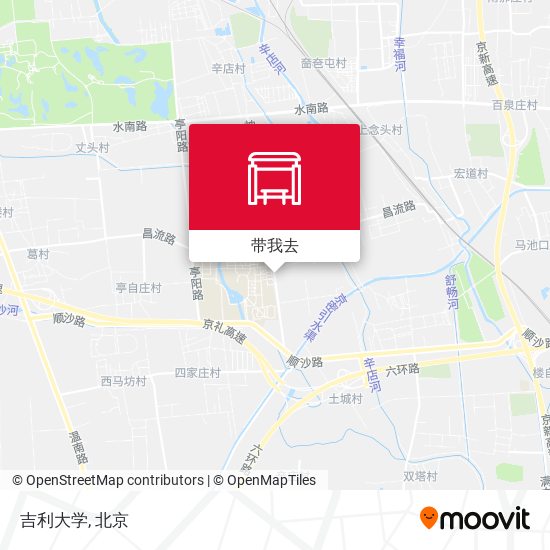 吉利大学地图