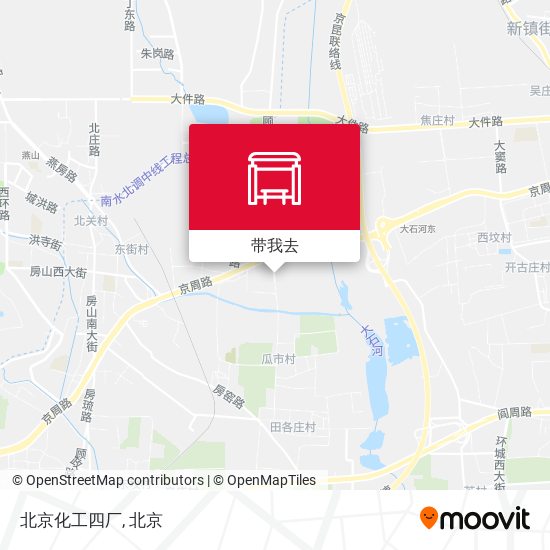 北京化工四厂地图