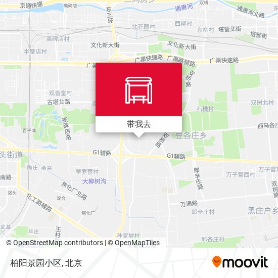 柏阳景园小区地图