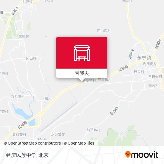 延庆民族中学地图