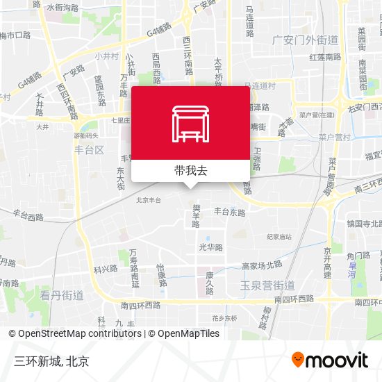 三环新城地图