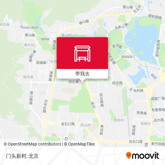 门头新村地图