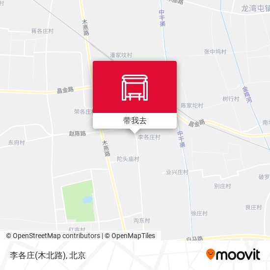 李各庄(木北路)地图