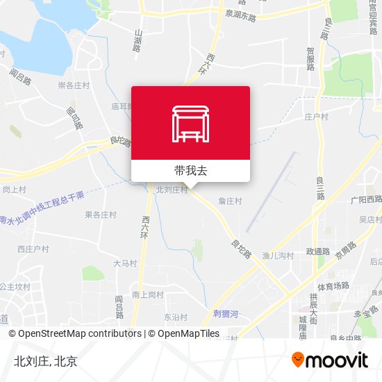 北刘庄地图