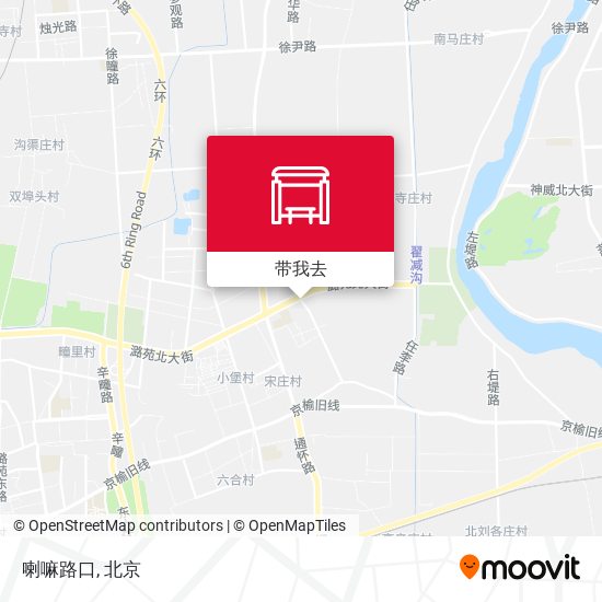喇嘛路口地图