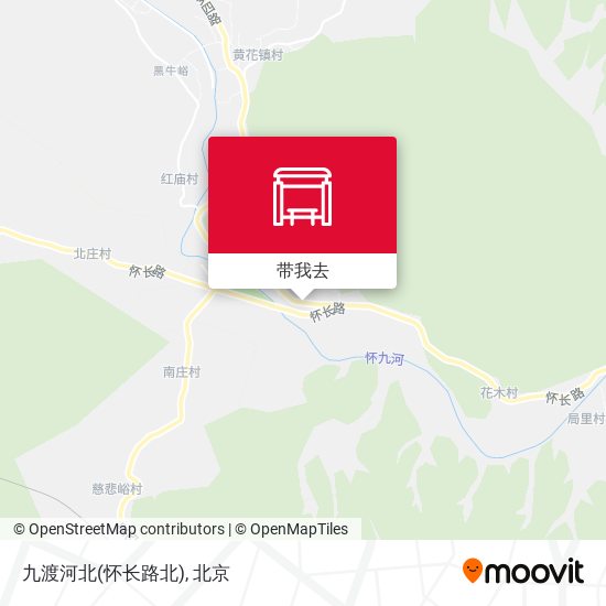 九渡河北(怀长路北)地图