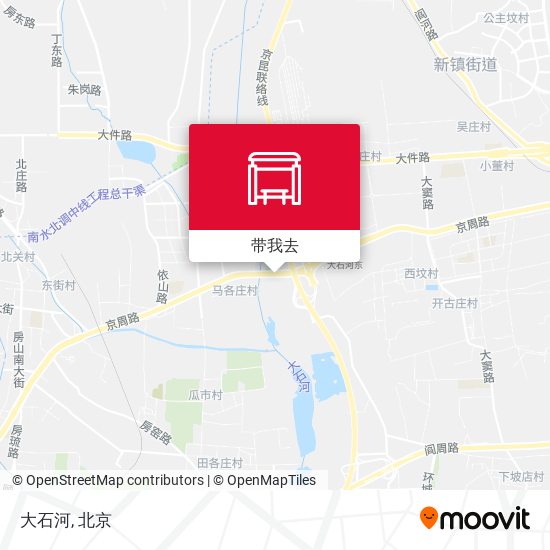 大石河地图