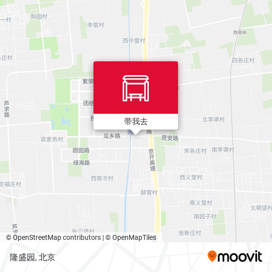 隆盛园地图