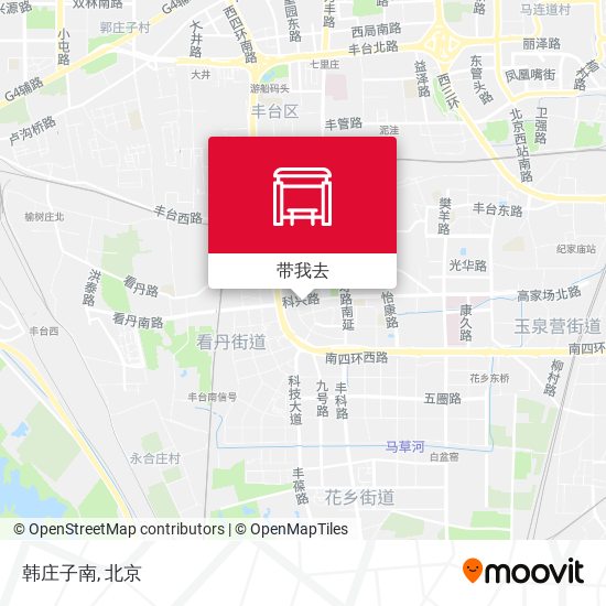 韩庄子南地图