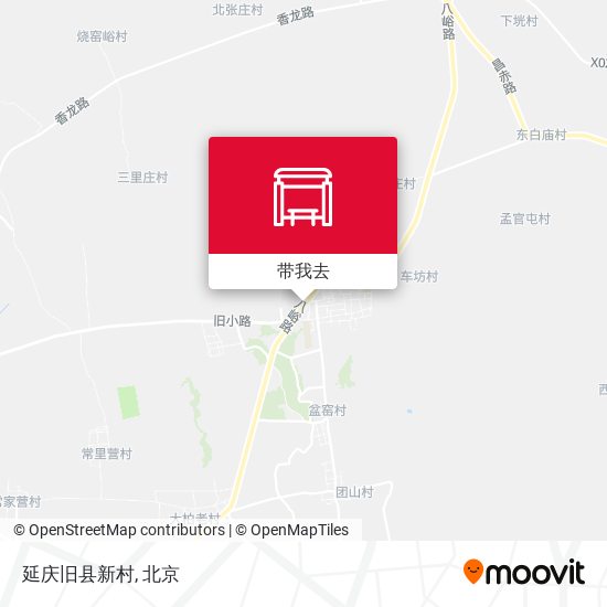 延庆旧县新村地图