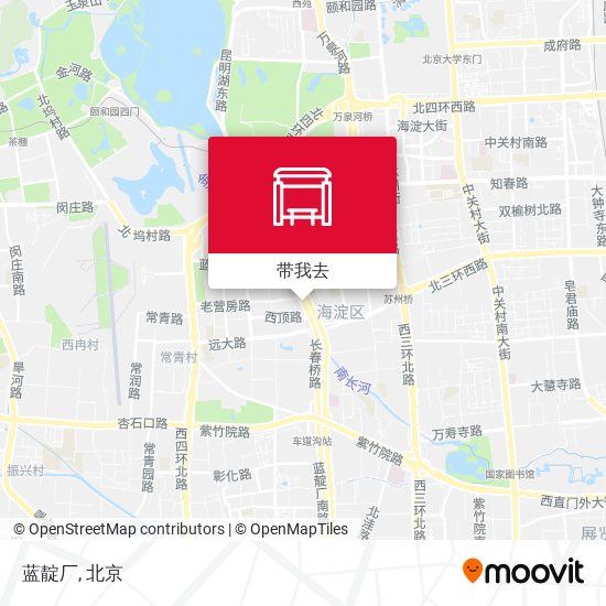 蓝靛厂地图