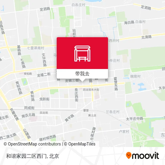 和谐家园二区西门地图