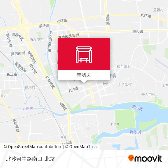 北沙河中路南口地图