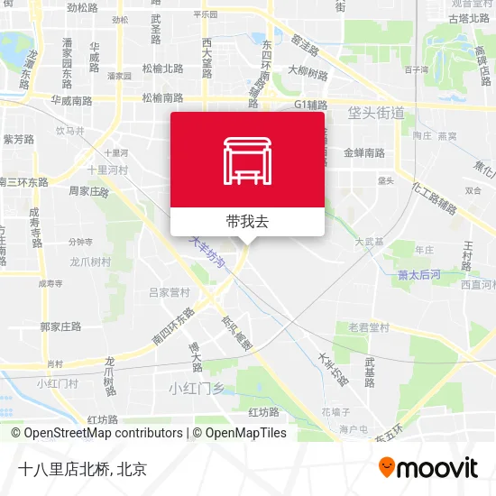 十八里店北桥地图