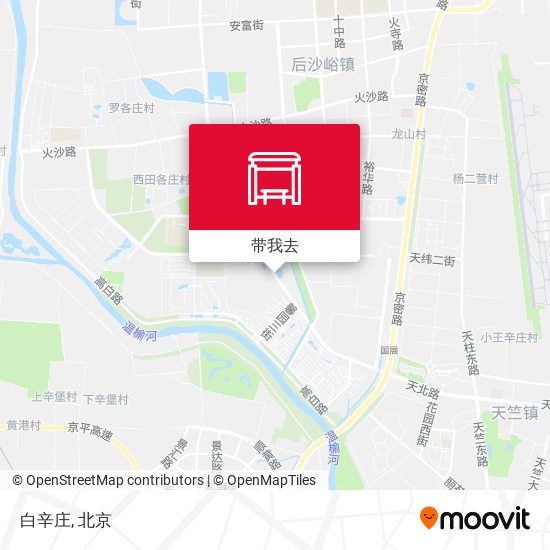 白辛庄地图