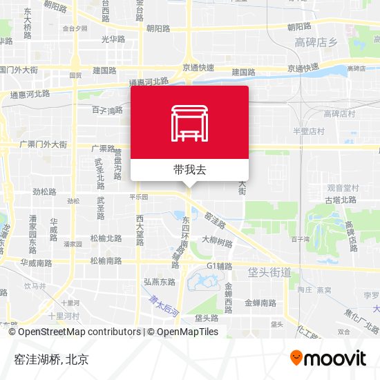 窑洼湖桥地图