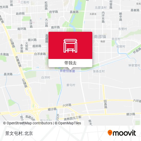 景文屯村地图