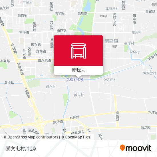 景文屯村地图