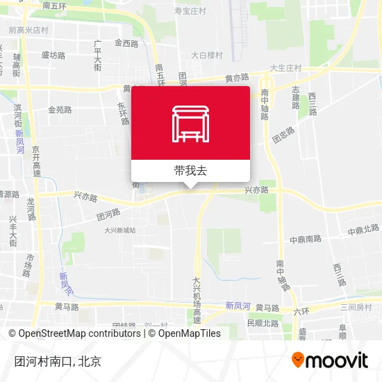 团河村南口地图