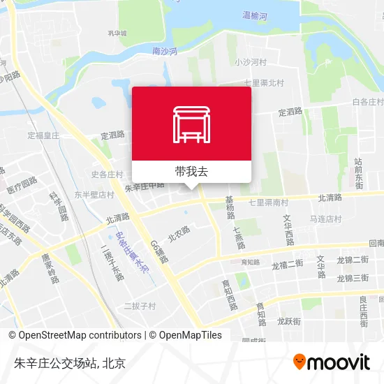朱辛庄公交场站地图