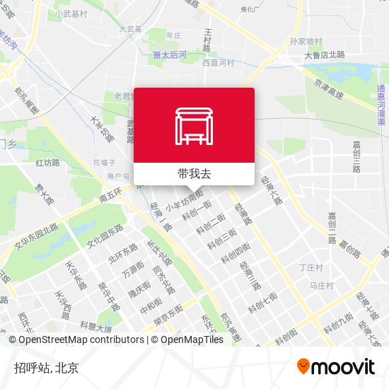 招呼站地图