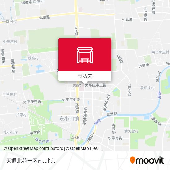 天通北苑一区南地图