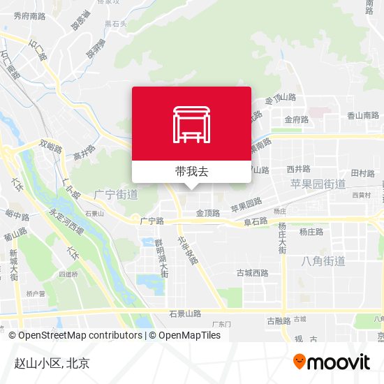 赵山小区地图