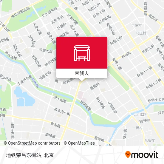 地铁荣昌东街站地图