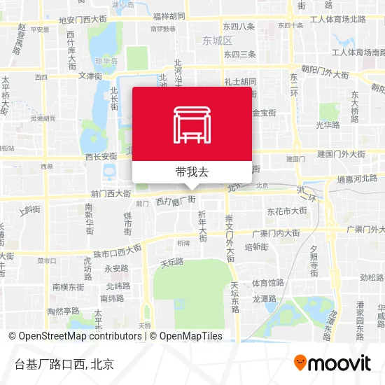 台基厂路口西地图