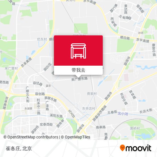 崔各庄地图
