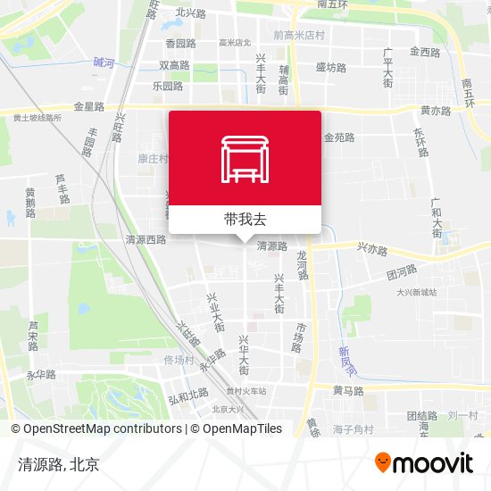 清源路地图