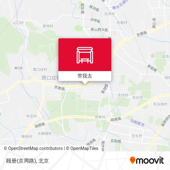 顾册(京周路)地图