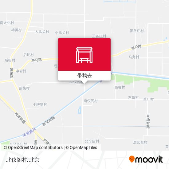 北仪阁村地图