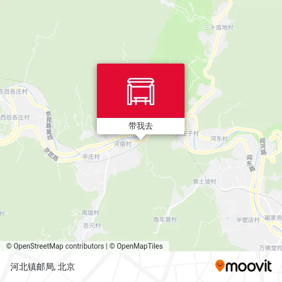 河北镇邮局地图