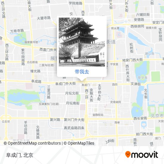 阜成门地图